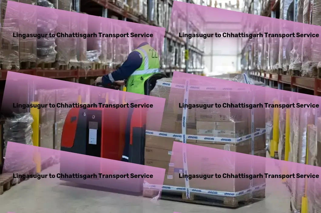 Lingasugur to Chhattisgarh Transport Effortlessly manage your logistics challenges in India! - Specialized goods shipment services